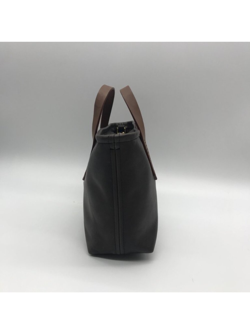 Fount Brown Leather Tote Bag - Picture 3 of 10